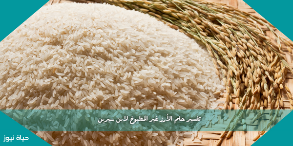 تفسير حلم الأرز غير المطبوخ لابن سيرين