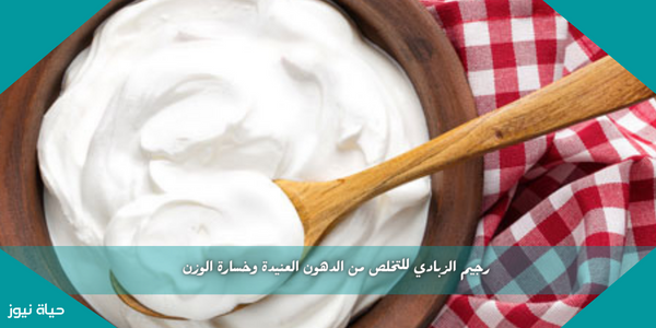 رجيم الزبادي للتخلص من الدهون العنيدة وخسارة الوزن