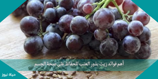 أهم فوائد زيت بذور العنب للحفاظ على صحة الجسم