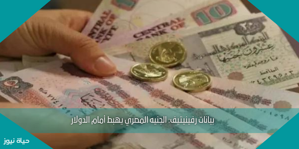 بيانات رفينيتيف: الجنيه المصري يهبط أمام الدولار