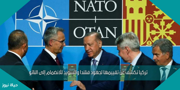 تركيا تكشف عن تقييمها لجهود فنلندا والسويد للانضمام إلى الناتو