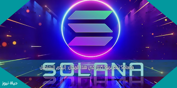 Solana تبلغ نموًا كبيرًا في هذا المجال: إليكم التفاصيل
