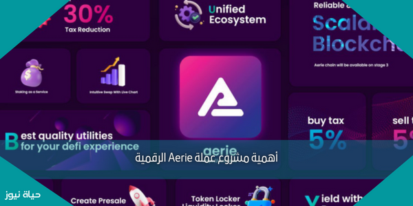 أهمية مشروع عملة Aerie الرقمية