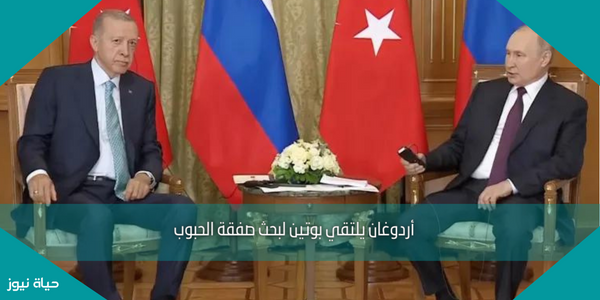 أردوغان يلتقي بوتين لبحث صفقة الحبوب